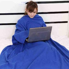 SNUGGIE بطانية من الصوف الناعم مع أكمام وجيوب